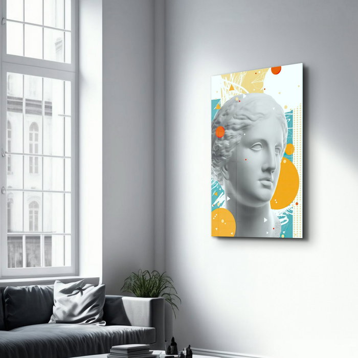 Wallity Pintura Decorativa de Vidrio Templado Multicolor 46 x 72 cm